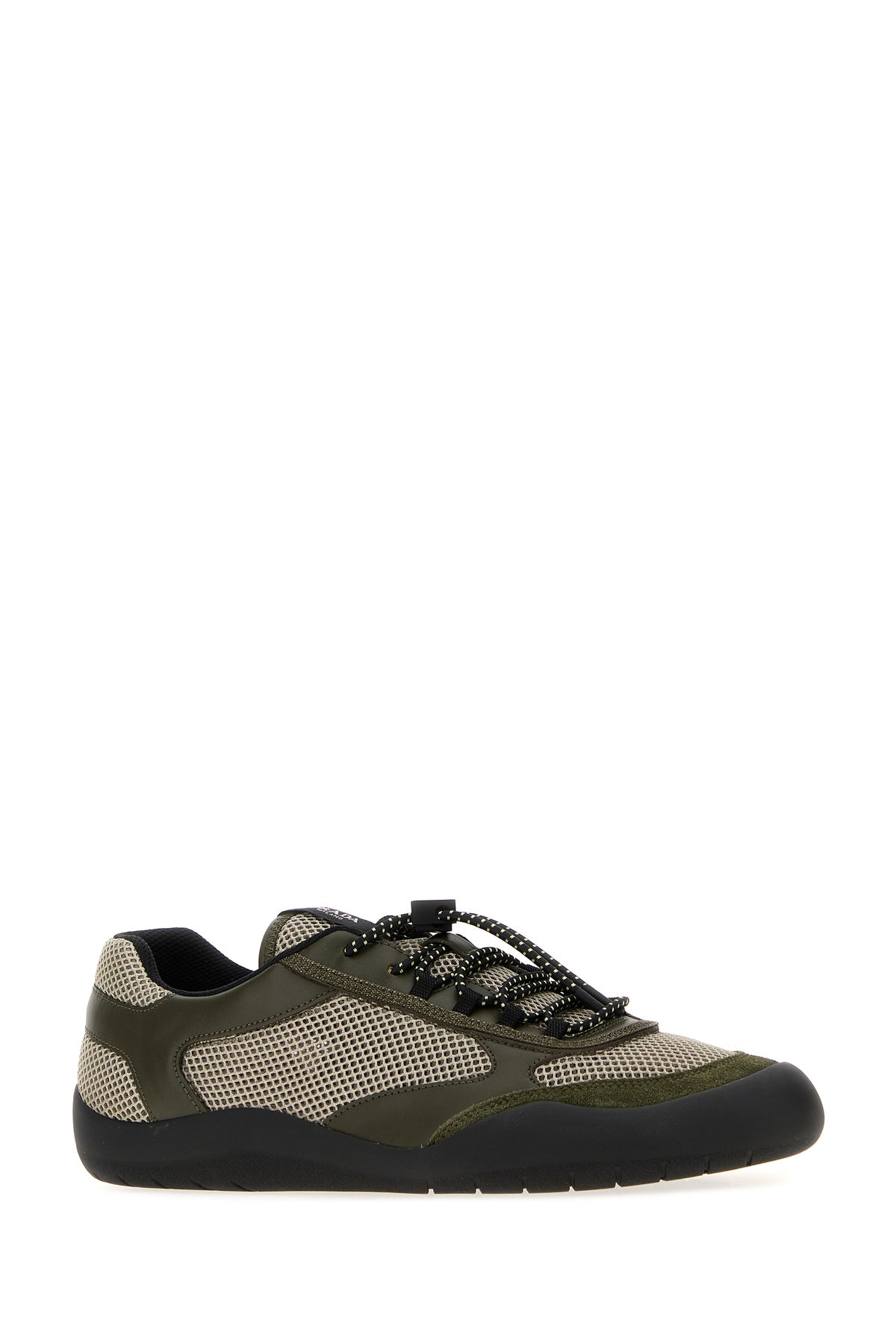 Prada Sneakers Speedrock multicolor in pelle e rete, view 2