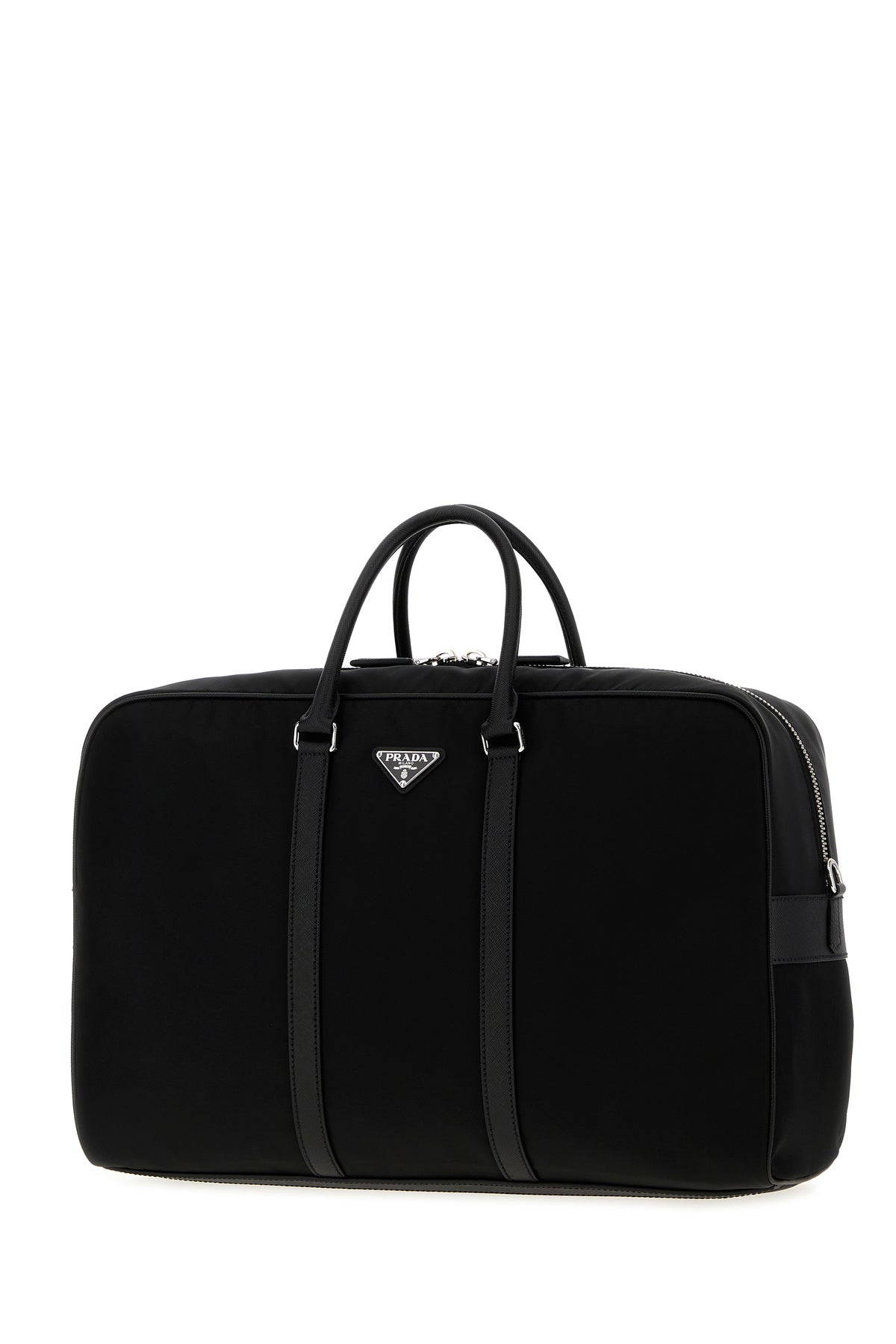 Prada Borsa da viaggio in Re-Nylon nero, view 2