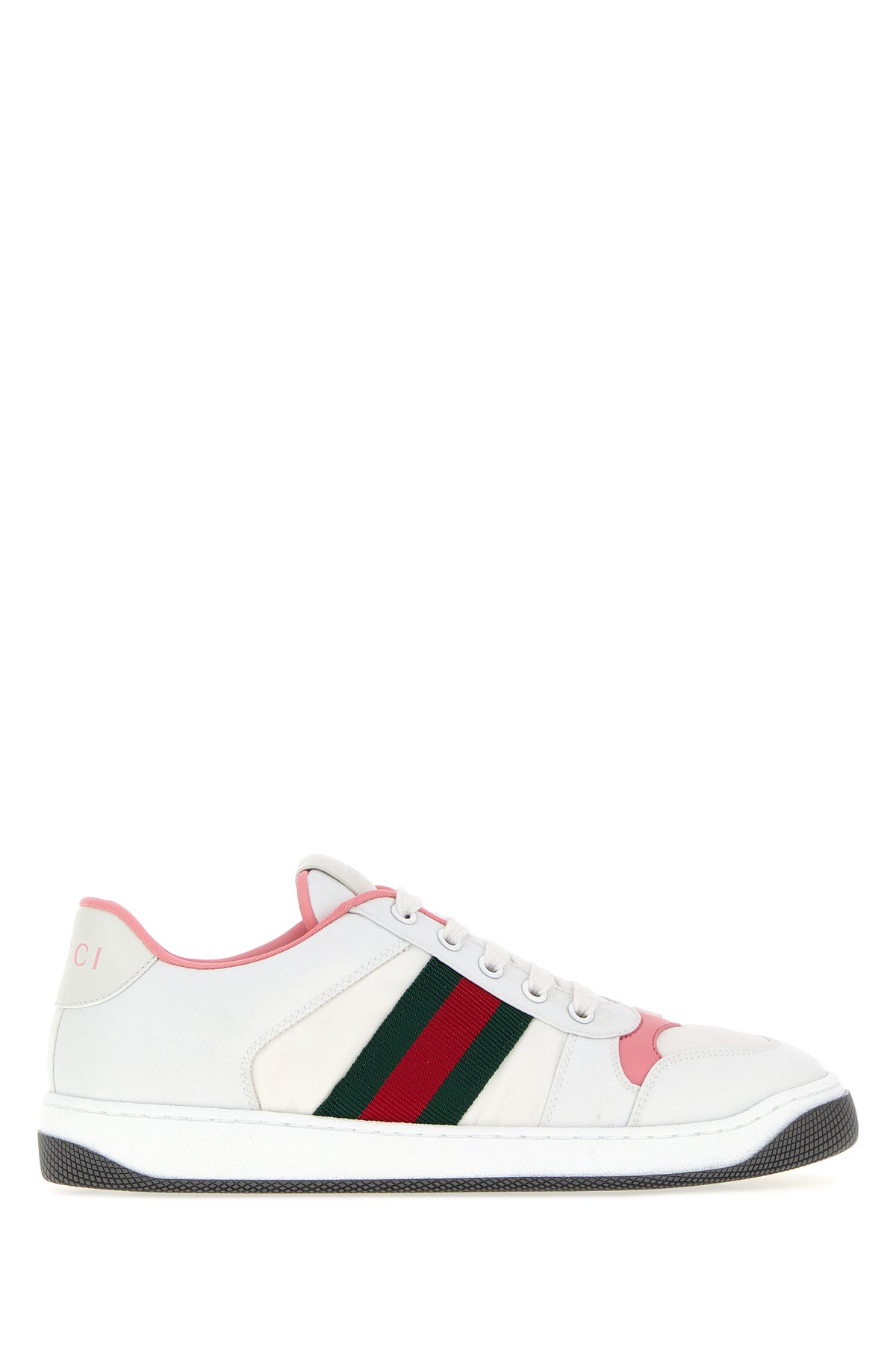 Gucci Sneaker Screener in tessuto bianco