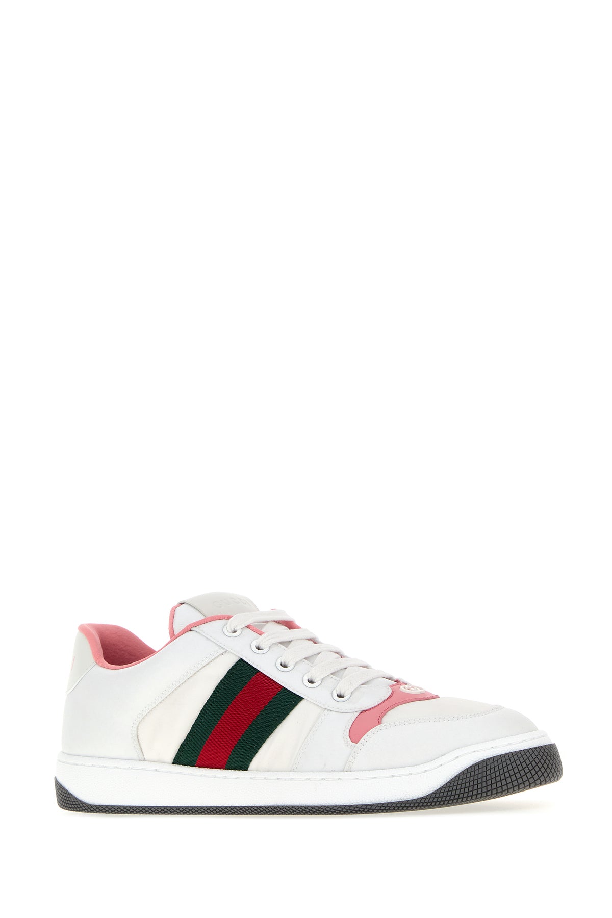 Gucci Sneaker Screener in tessuto bianco, view 2