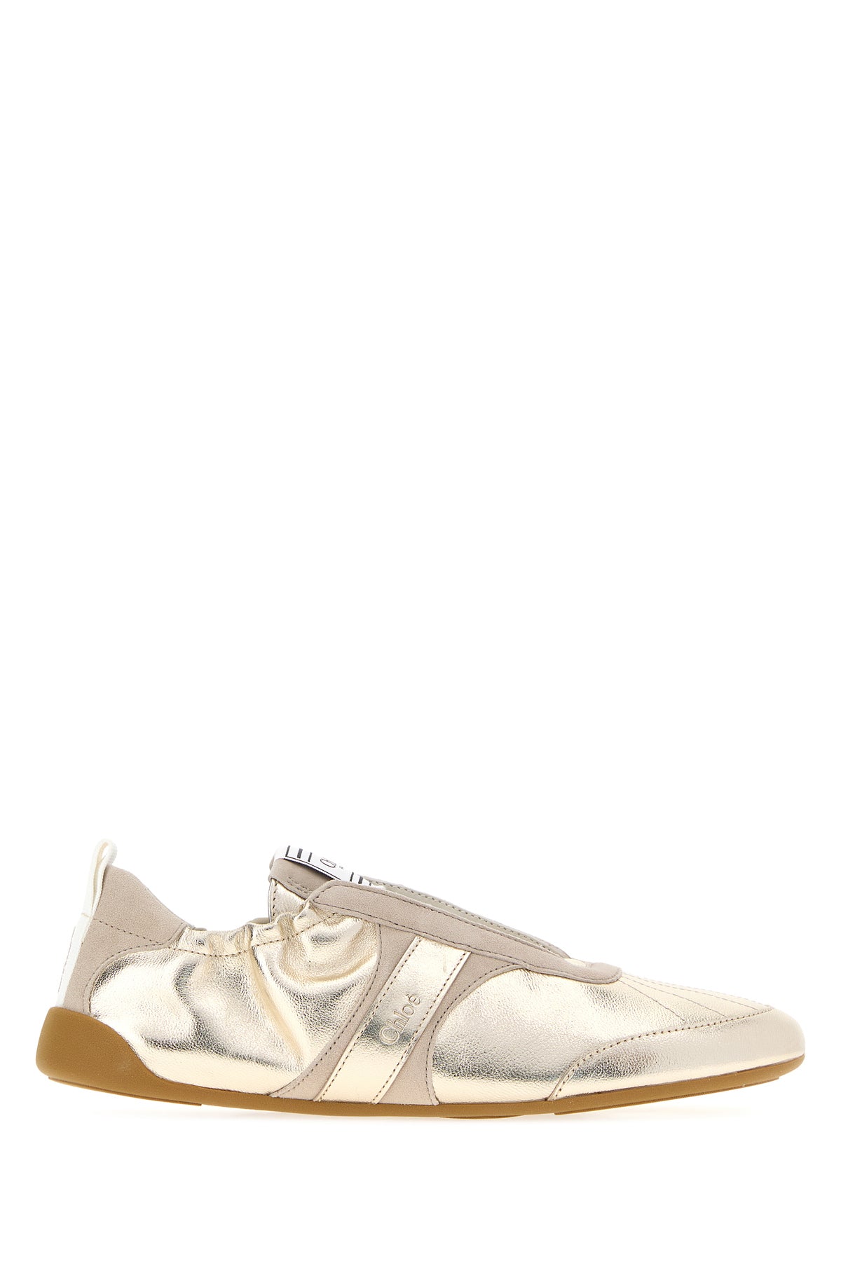 Chloé Sneakers Chloé Kick in pelle oro