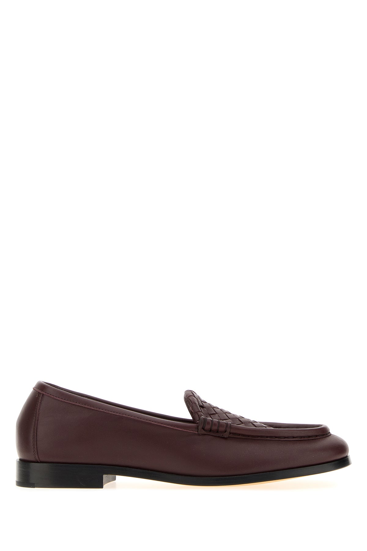 Bottega Veneta Mocassini Silenzio in pelle bordeaux
