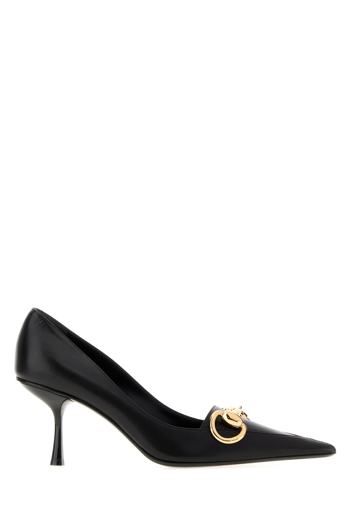 Gucci Scarpe con tacco Boulevard in pelle nera