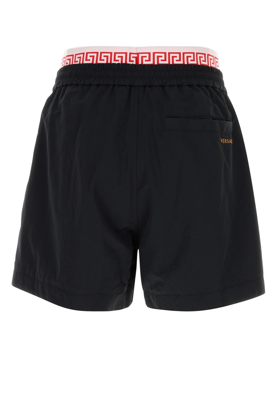 Versace Bermuda in nylon nero, view 2