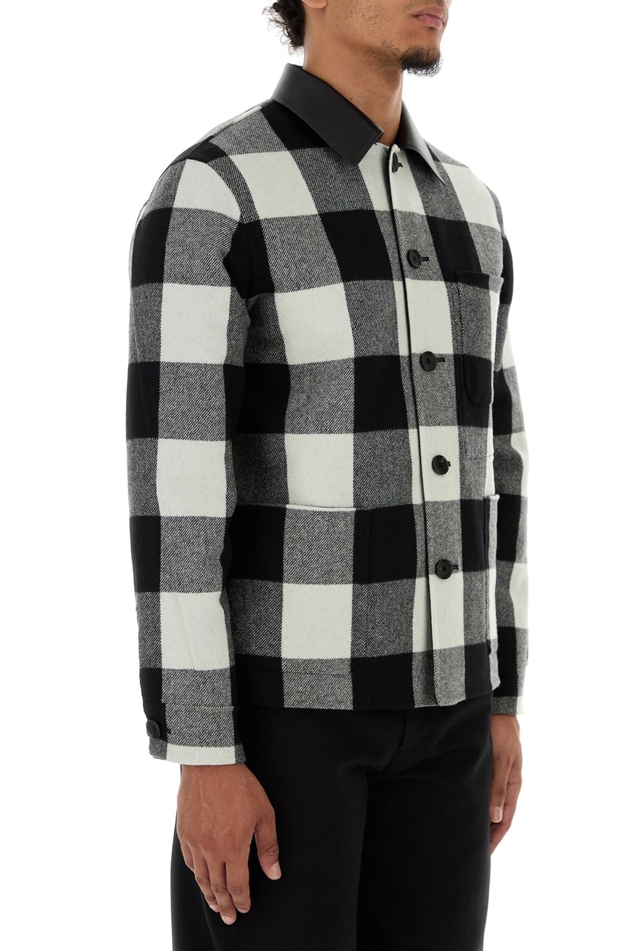 Givenchy Camicia in lana ricamata, view 3