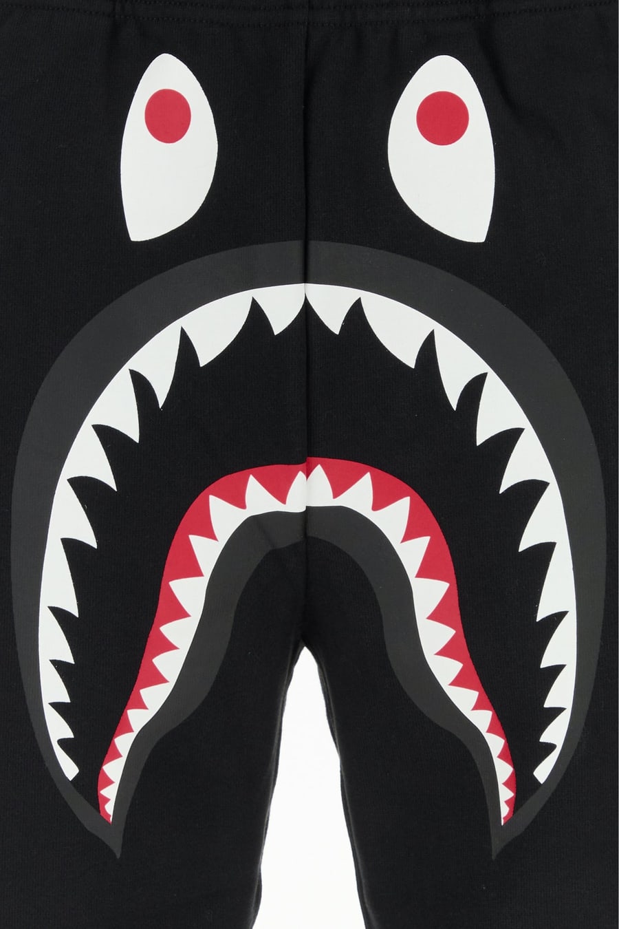 BAPE Pantalone jogging Shark in cotone nero, view 3