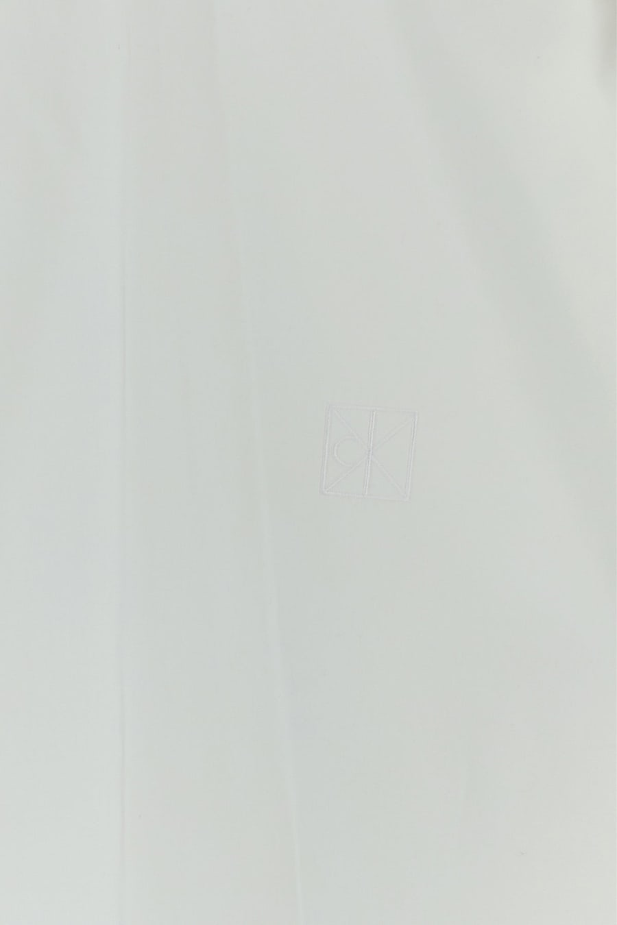 CALVIN KLEIN Camicia in popeline bianco, view 3