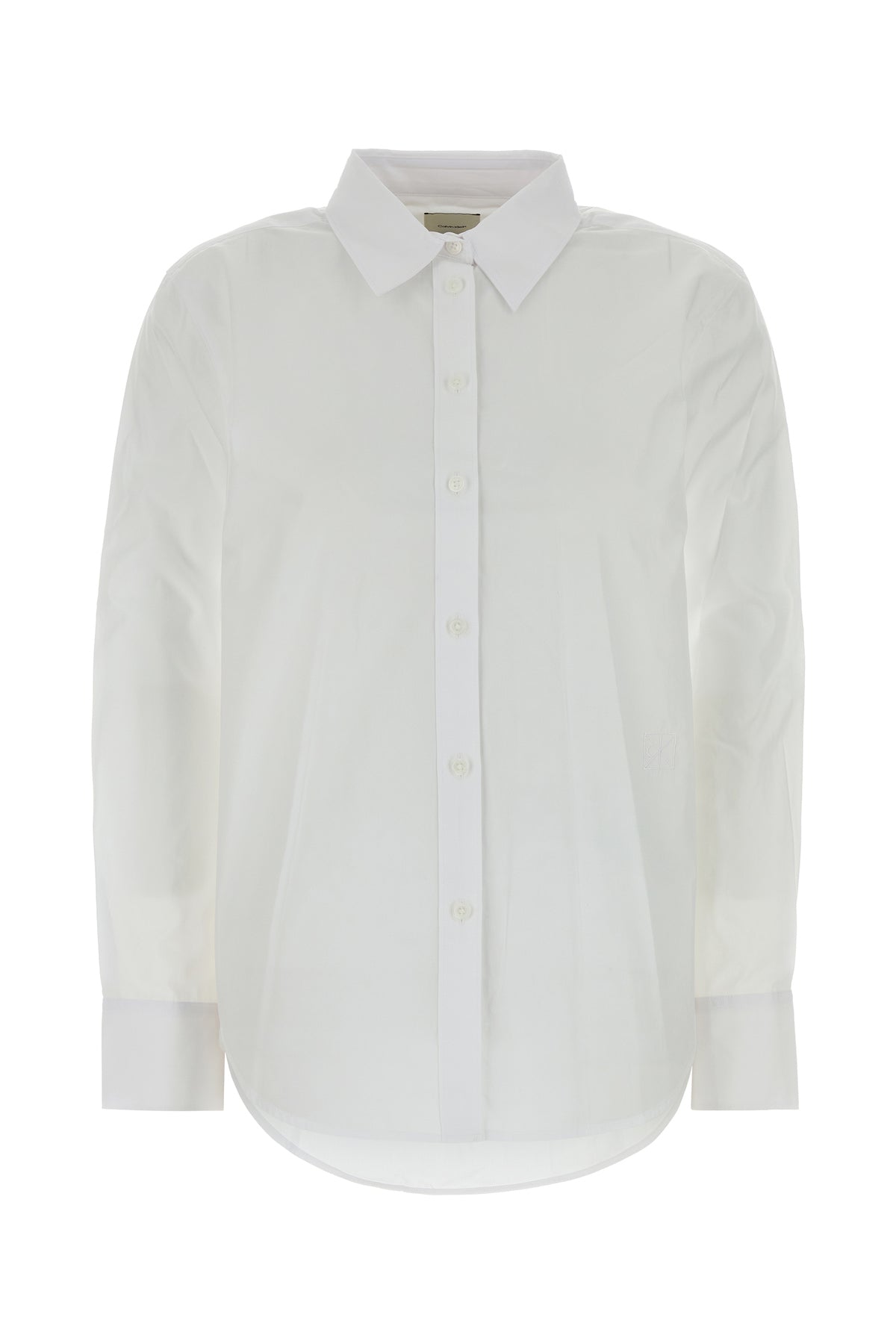 CALVIN KLEIN Camicia in popeline bianco
