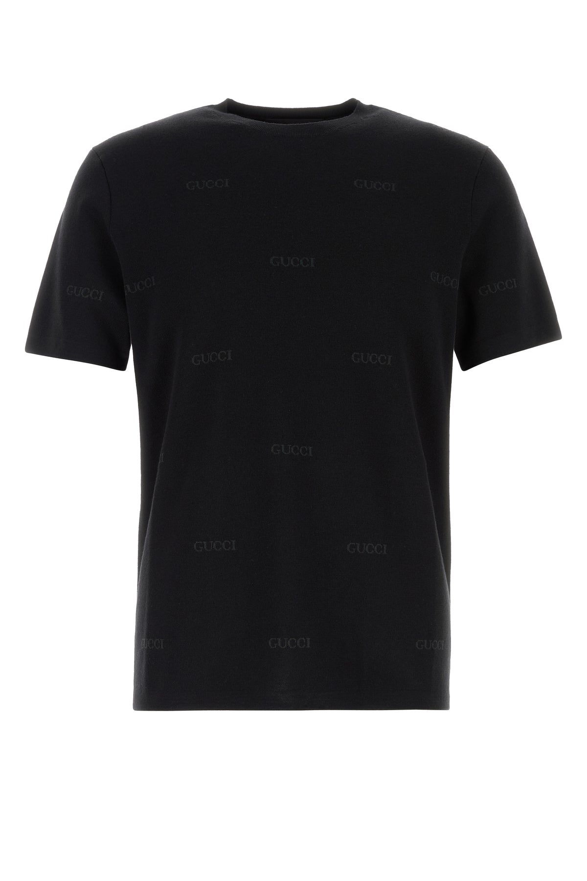 Gucci T-shirt in misto lana ricamata
