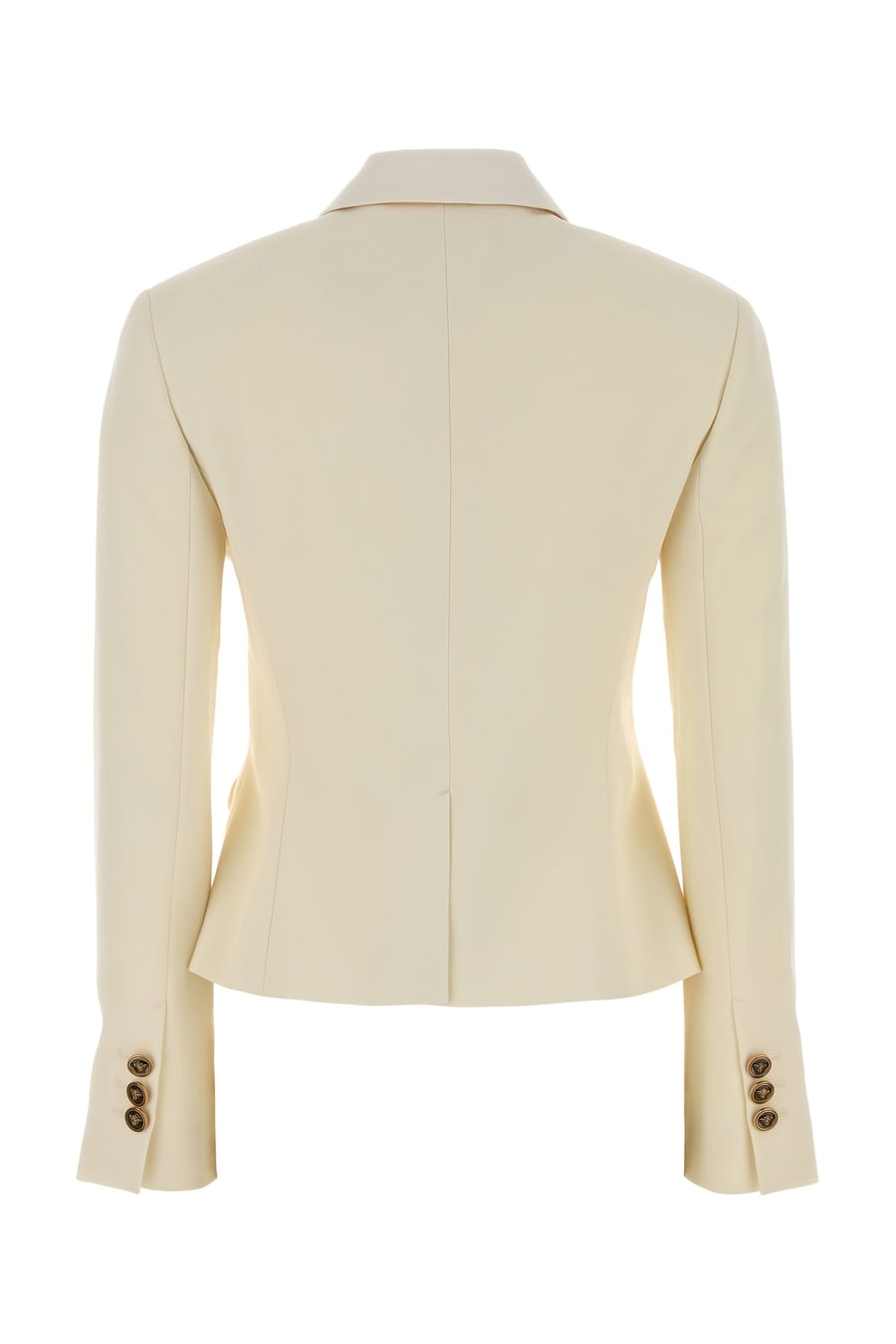 Versace Giacca in lana stretch avorio