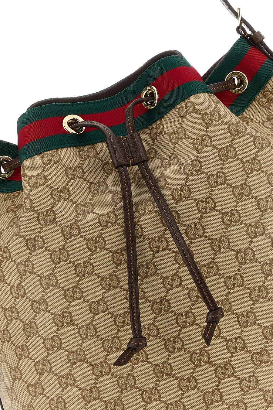 Gucci Borsa a secchiello in tela GG, view 4