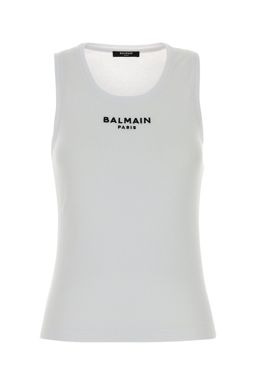 Balmain Canotta in cotone bianco