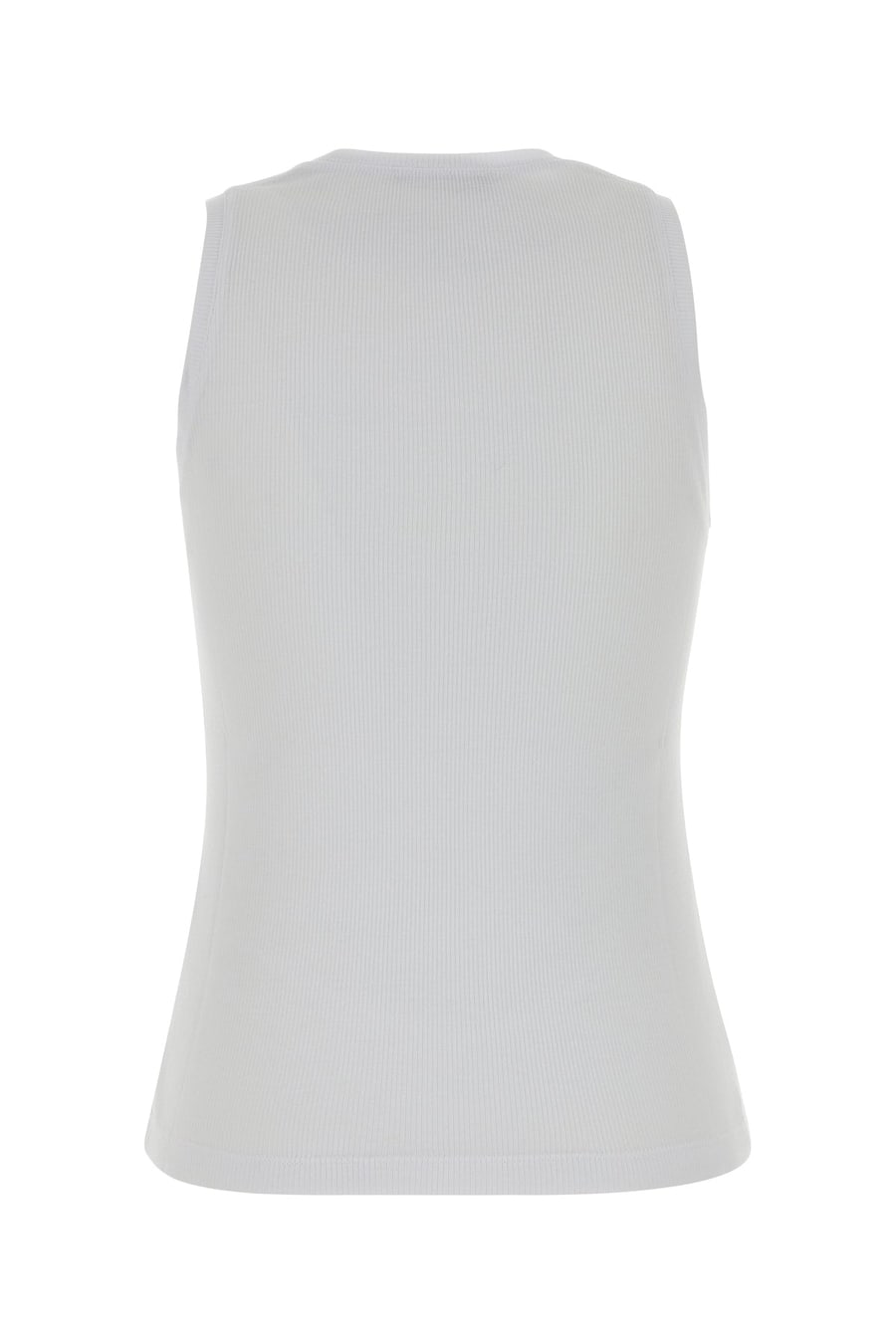 Balmain Canotta in cotone bianco, view 2