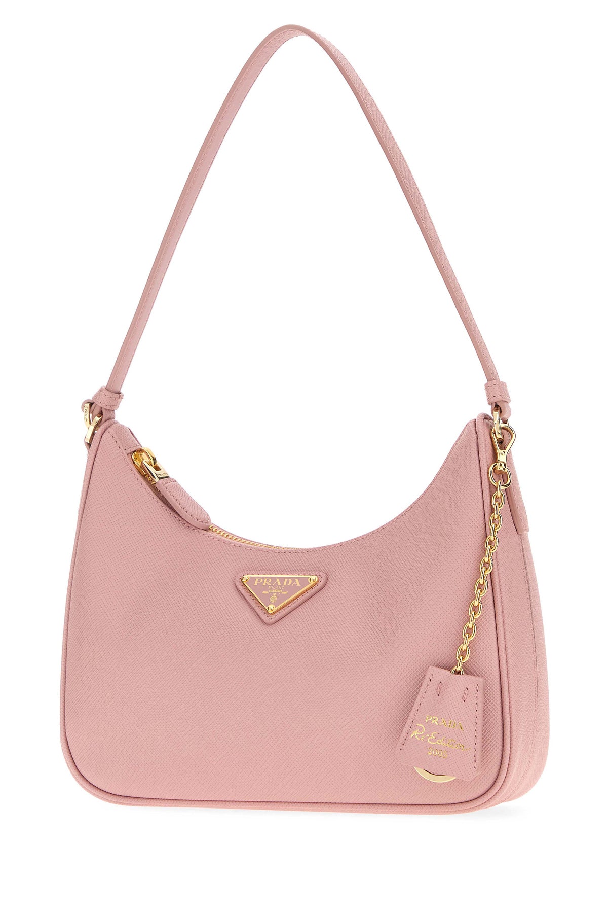 Prada Borsa a spalla Prada Re-Edition 2005 in pelle rosa, view 2