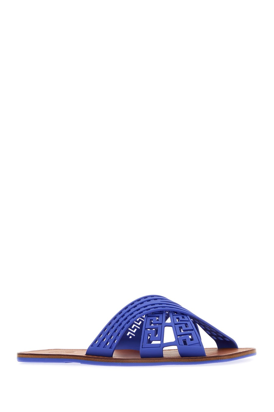 Versace Slippers in gomma blu, view 2