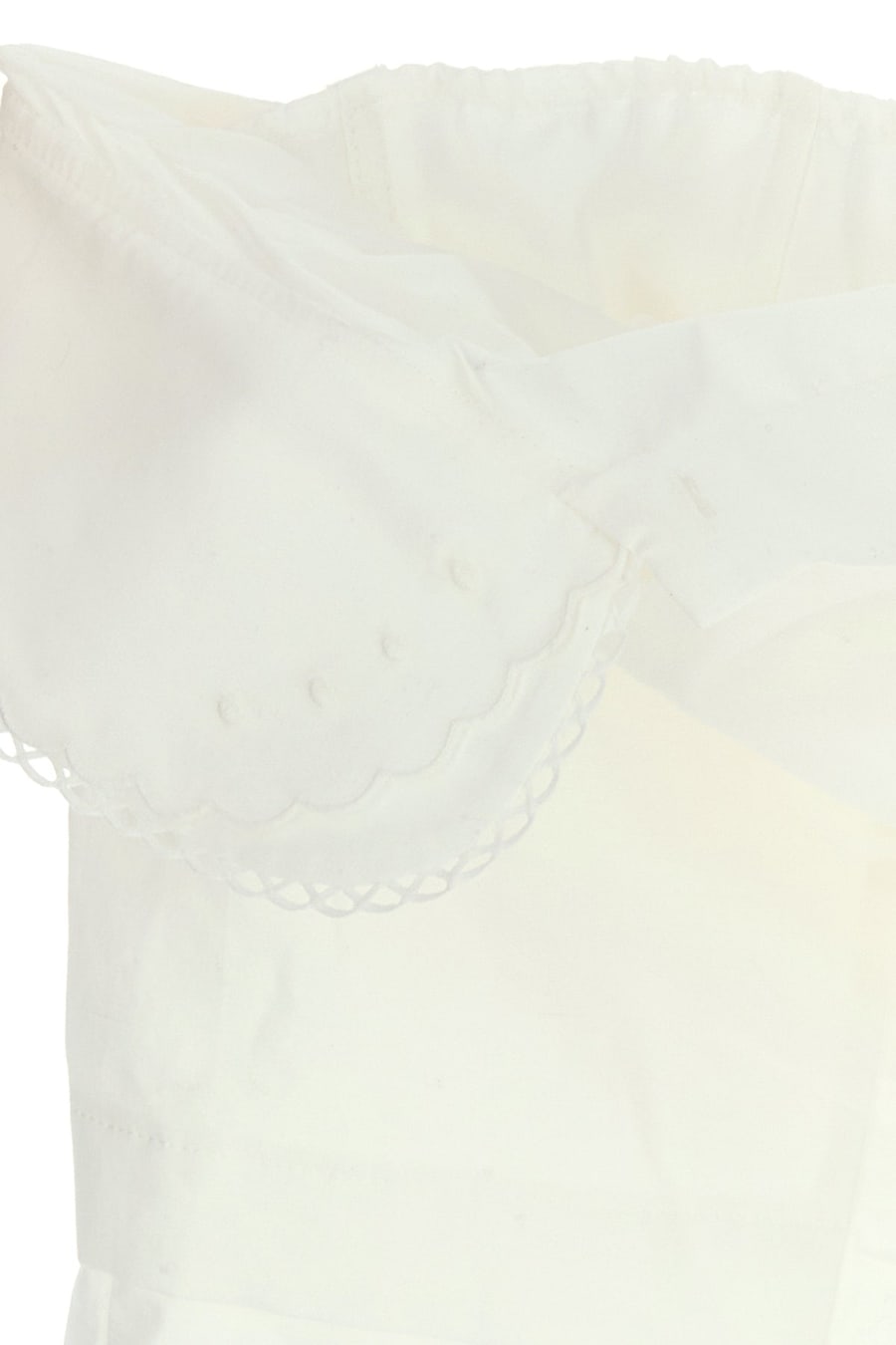 Miu Miu Top in popeline bianco, view 5