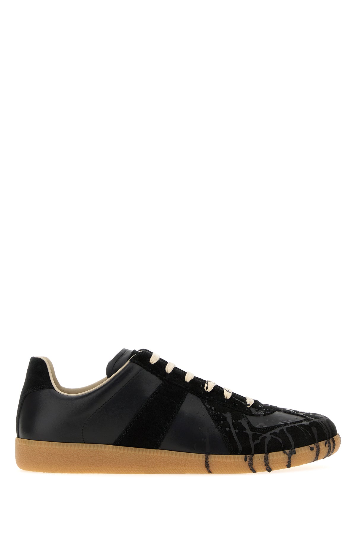 Maison Margiela Sneakers Replica in pelle nera