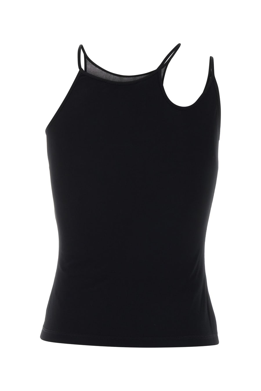 Alexander McQueen Canotta in rete nera, view 2