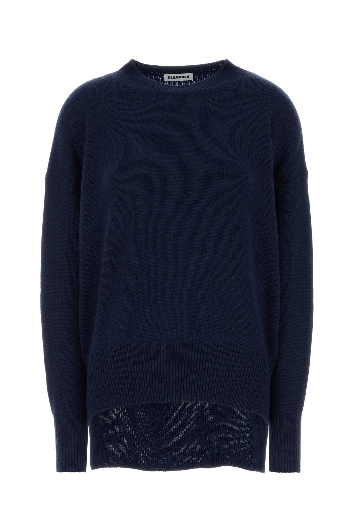 Jil Sander Maglione oversize in cashmere blu navy