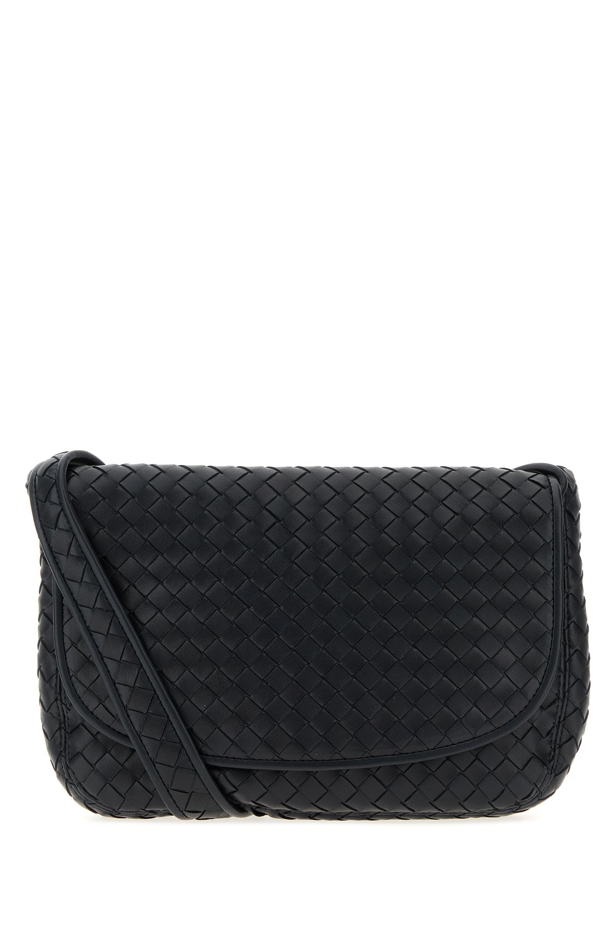 Bottega Veneta Borsa a tracolla in pelle blu notte