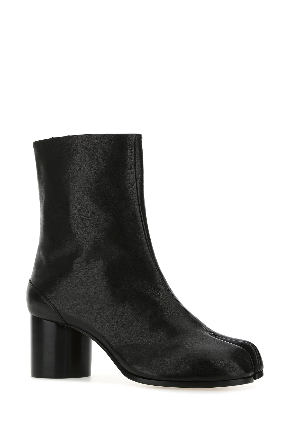 Maison Margiela Stivaletti Tabi in pelle nera, view 2