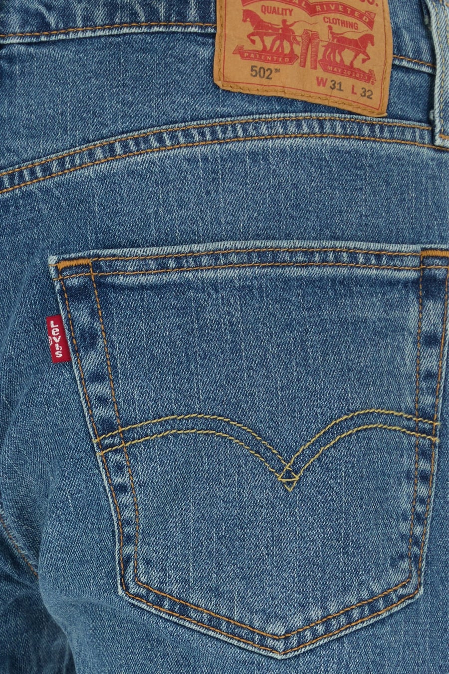 LEVI'S Jeans 502™ Taper in denim stretch, view 3