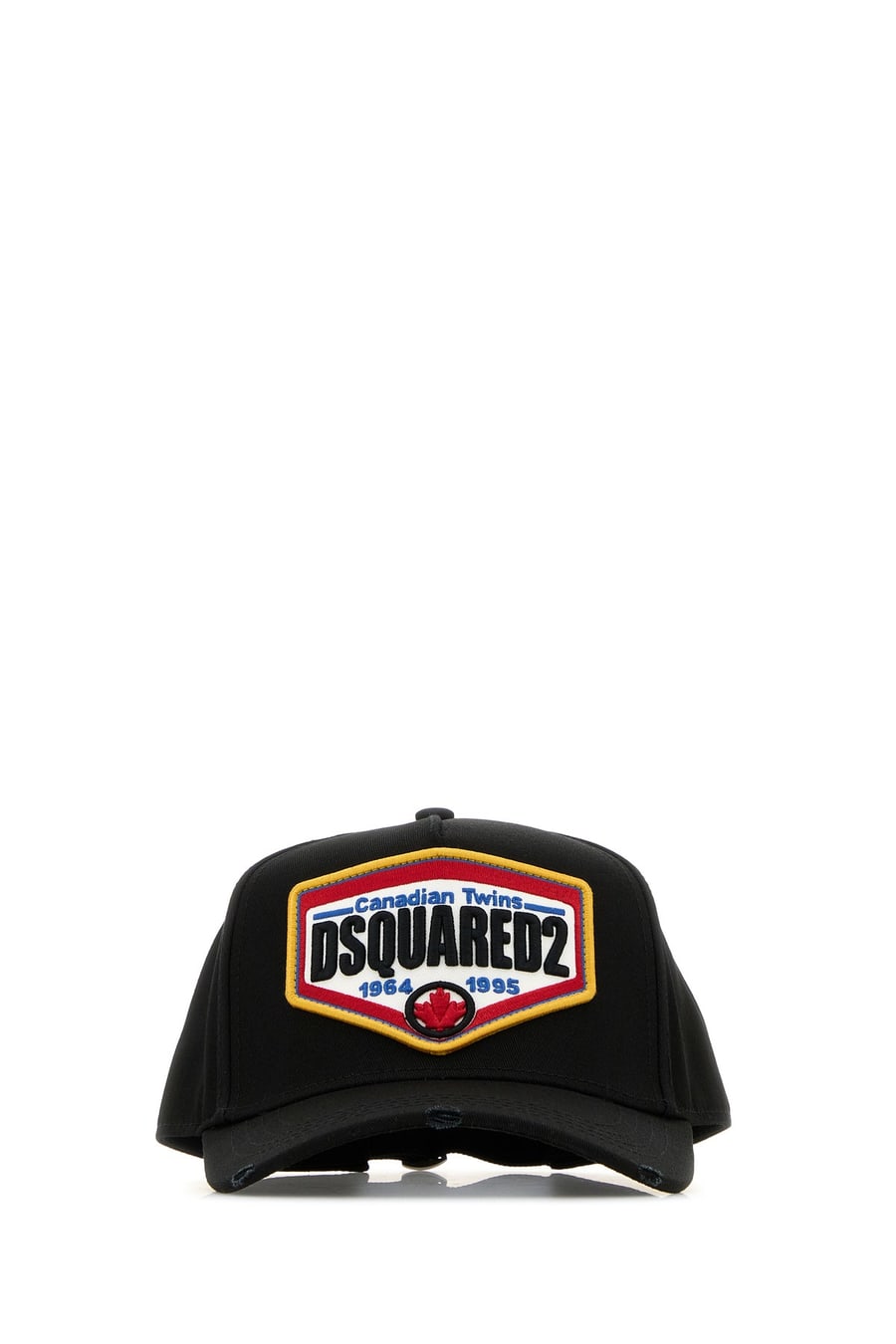 Dsquared2 Cappello da baseball in cotone nero