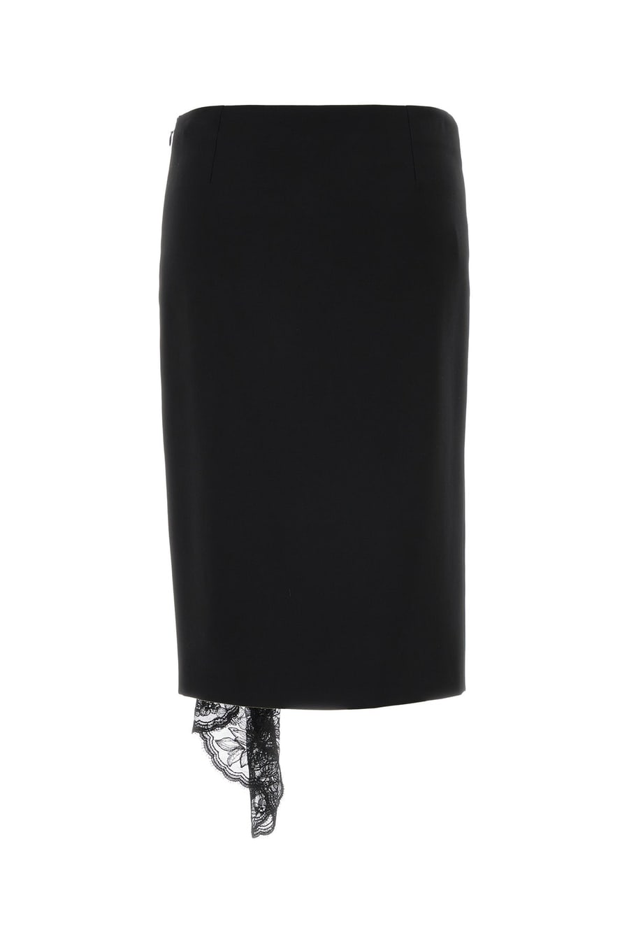 Alexander McQueen Gonna in lana nera, view 2
