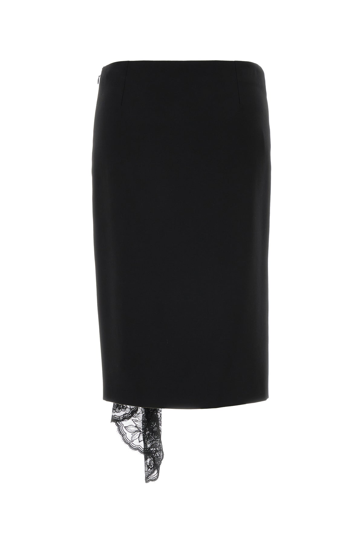 Alexander McQueen Gonna in lana nera, view 2