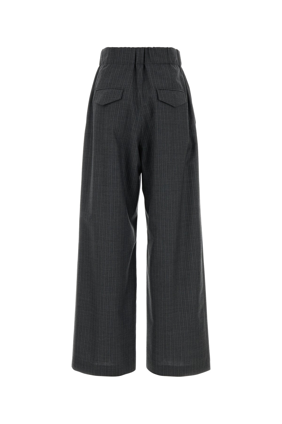 Jil Sander Pantalone dalla gamba ampia in lana ricamata, view 2