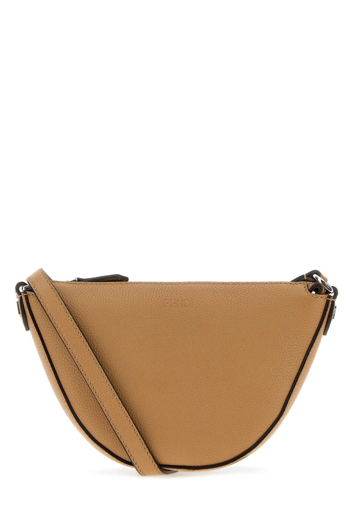 Fendi Borsa a tracolla Fendi Melon mini in pelle cammello