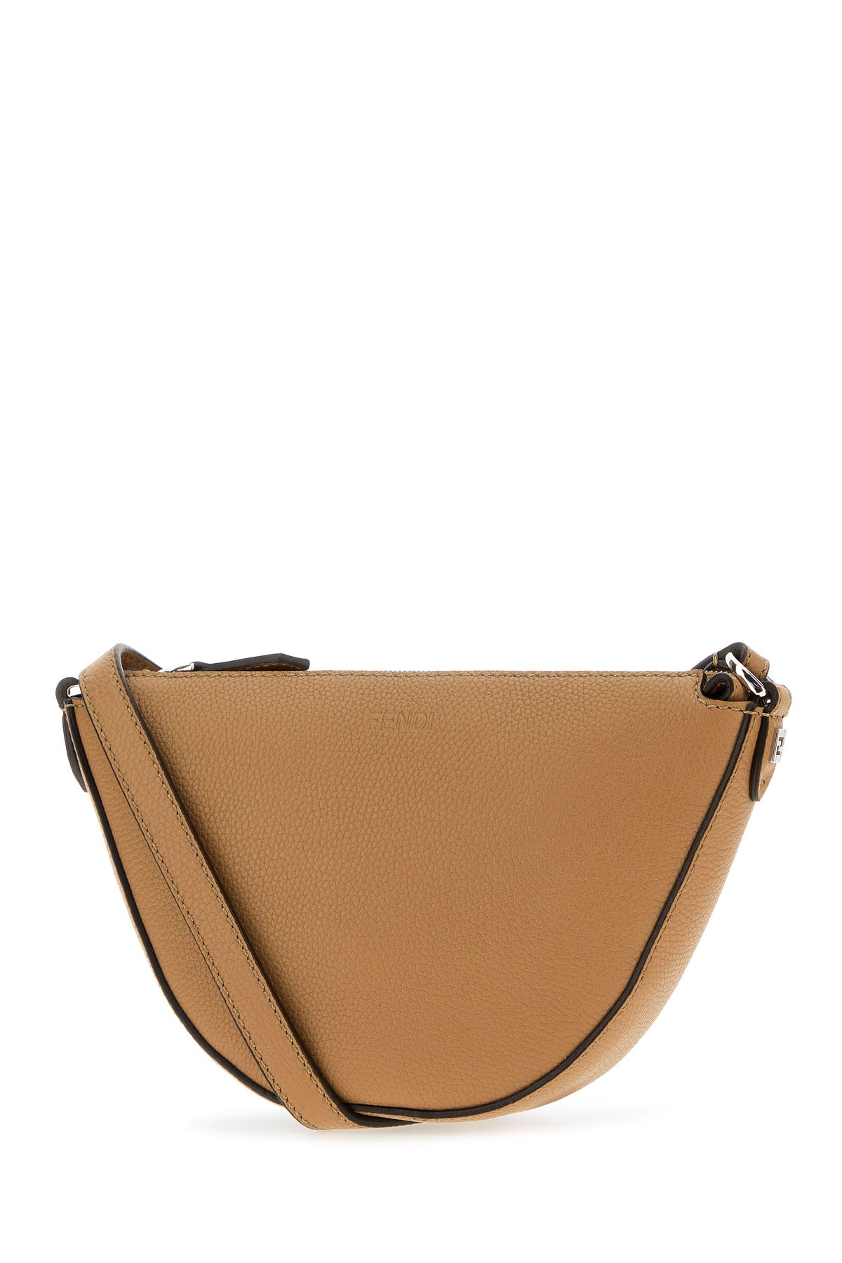 Fendi Borsa a tracolla Fendi Melon mini in pelle cammello, view 2