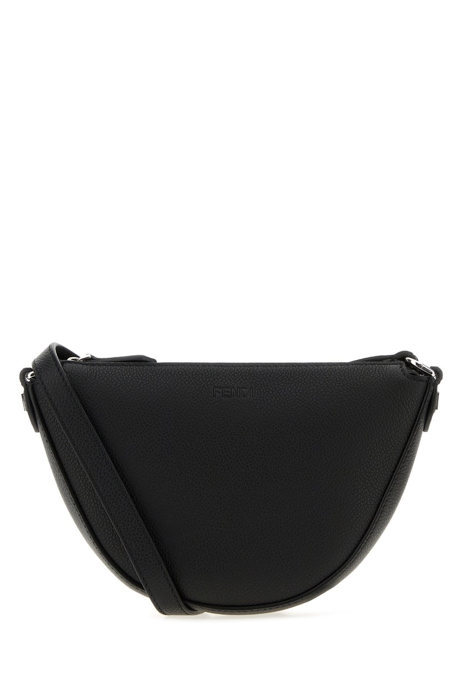 Fendi Borsa a tracolla Fendi Melon mini in pelle nera