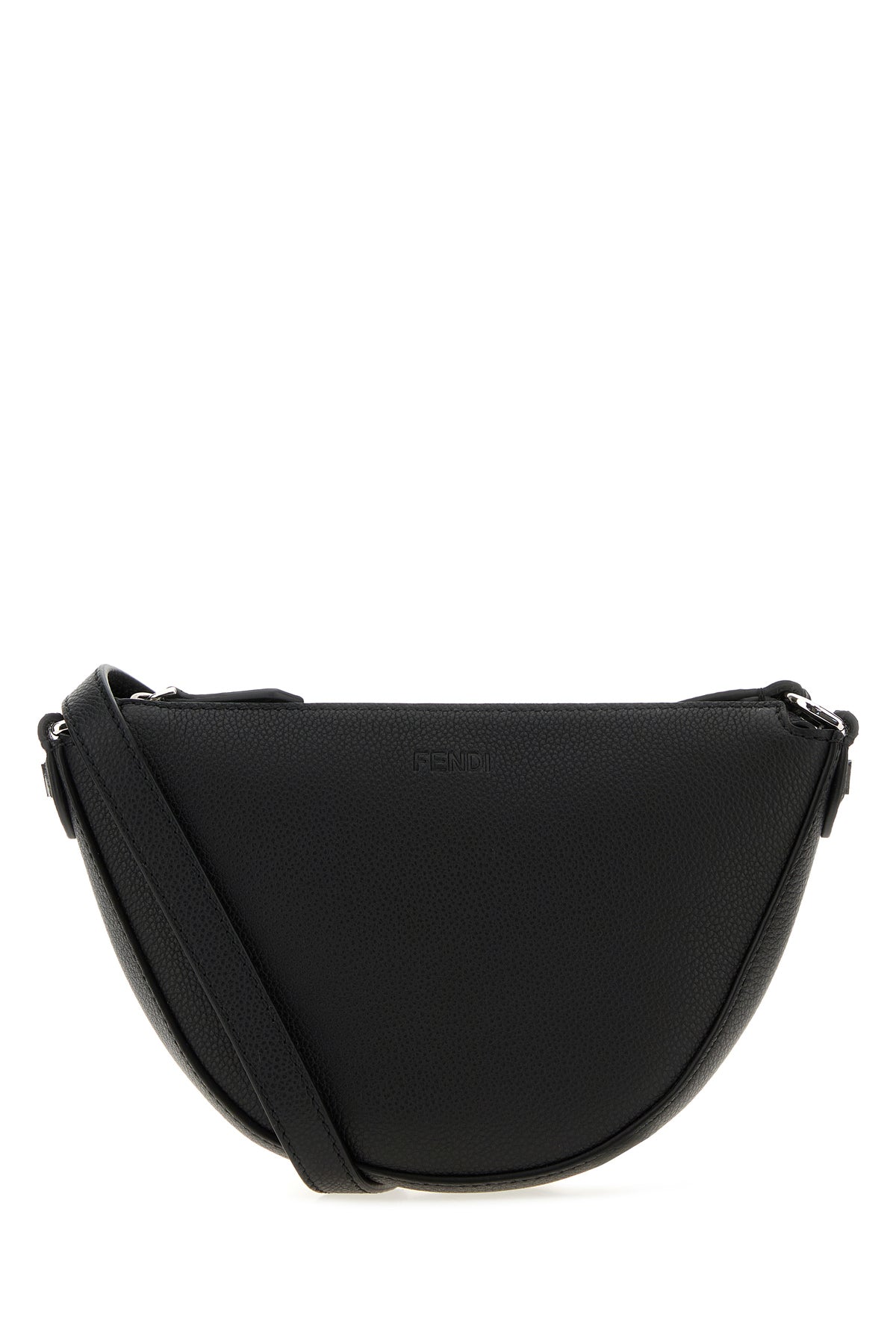 Fendi Borsa a tracolla Fendi Melon mini in pelle nera