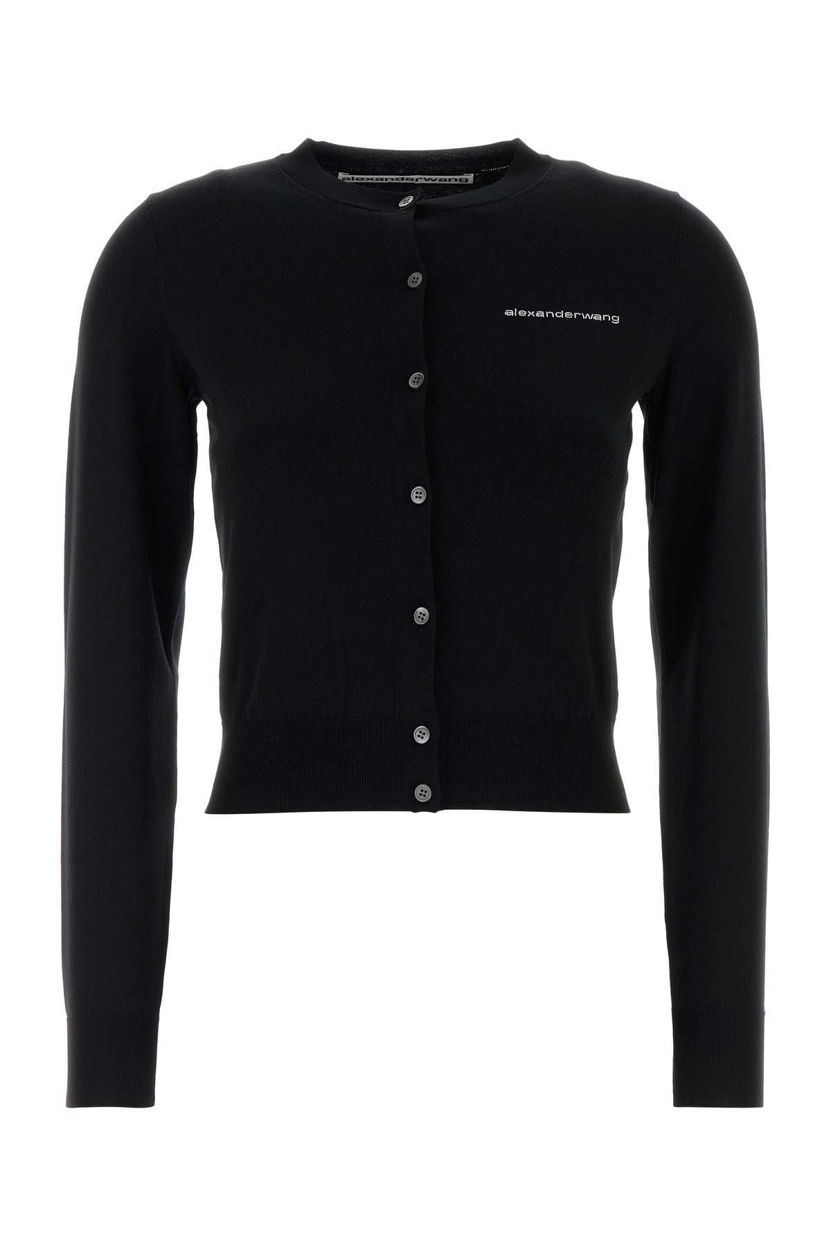 ALEXANDER WANG Cardigan in maglia nera