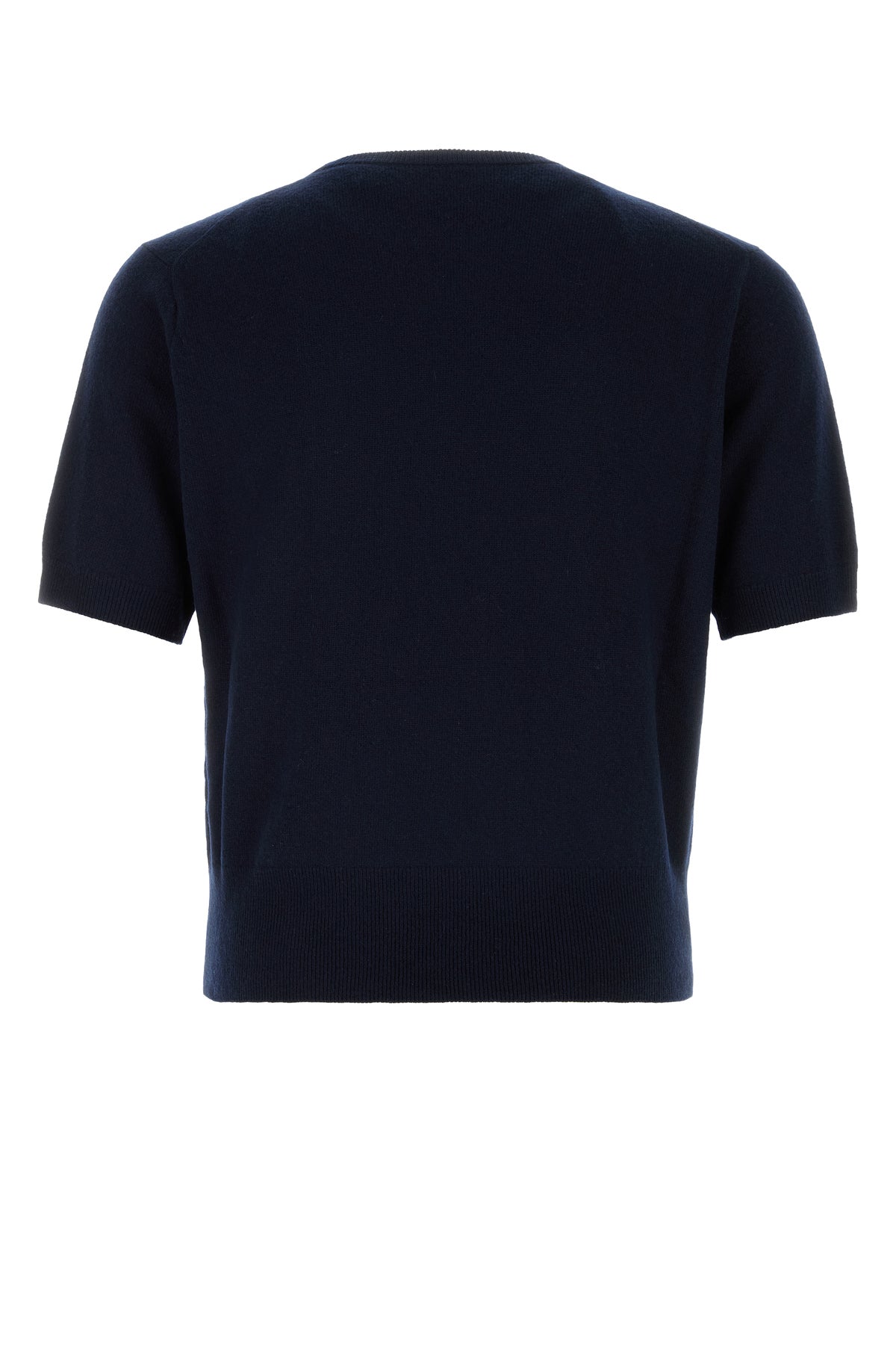 Jil Sander Maglione in misto lana blu notte, view 2