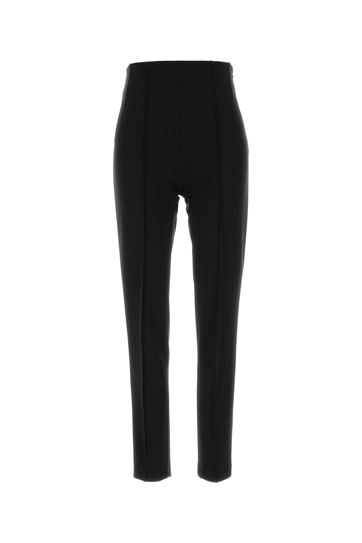Jil Sander Pantalone in jersey stretch nero