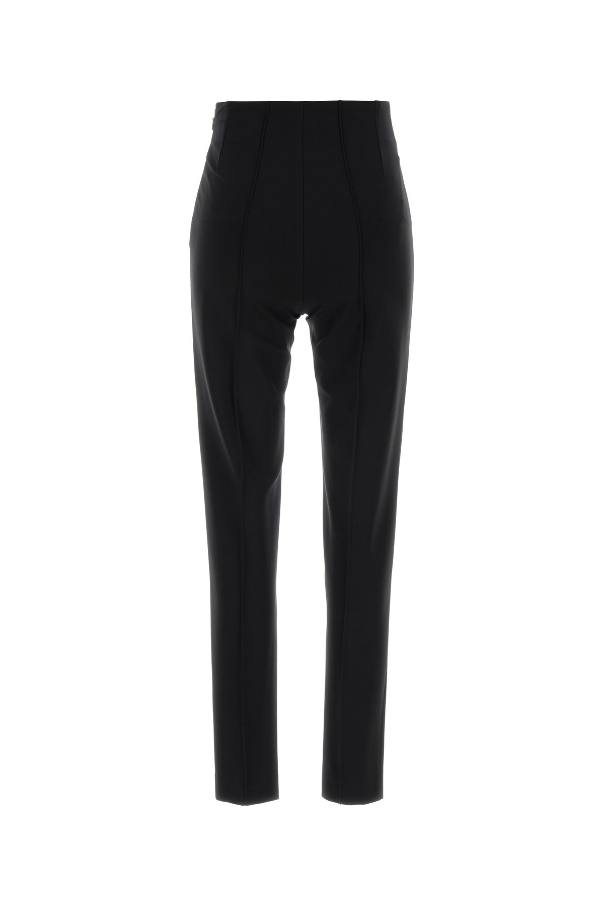 Jil Sander Pantalone in jersey stretch nero, view 2