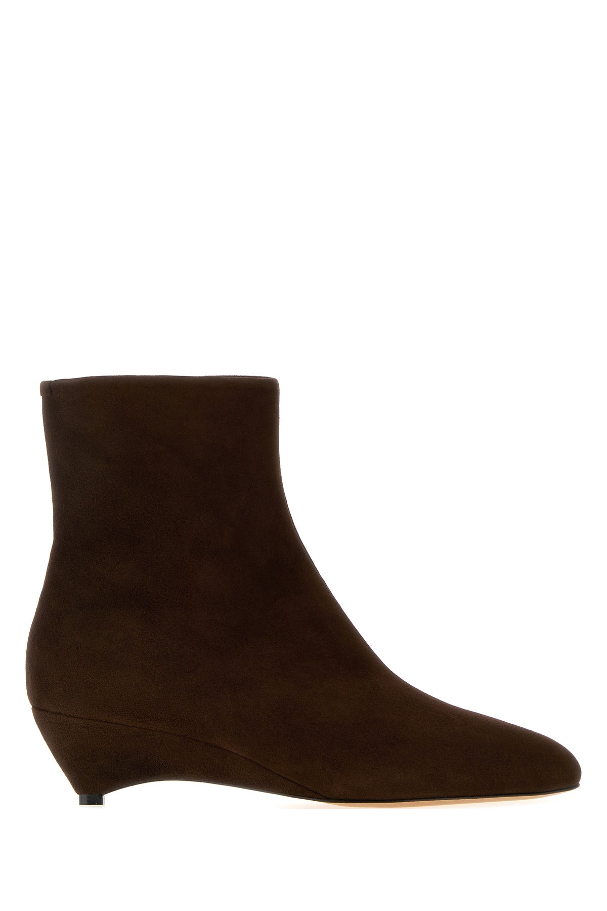 Jil Sander Stivaletti in pelle scamosciata marroni