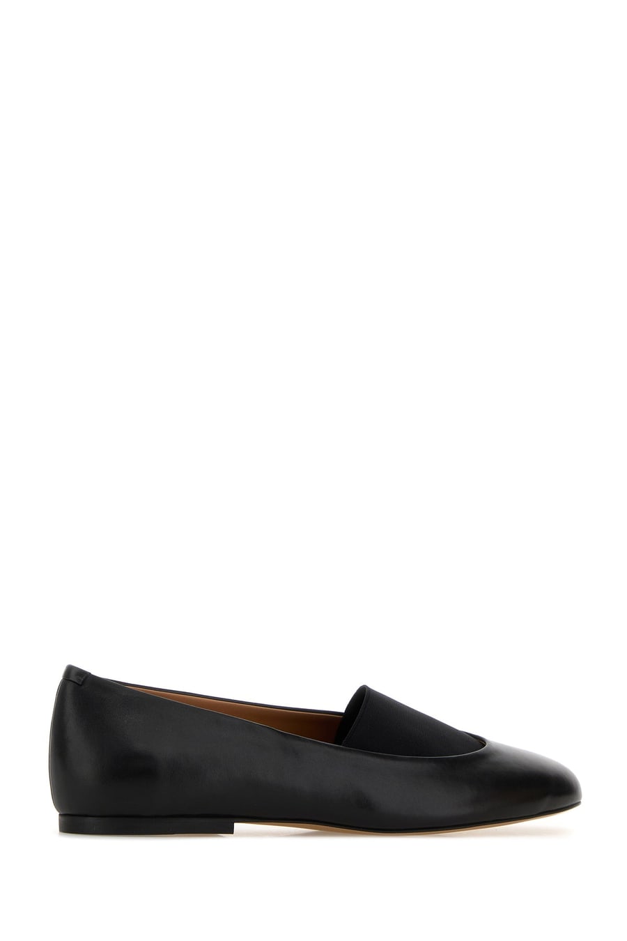 Jil Sander Ballerine Elyss in pelle nera, view 3