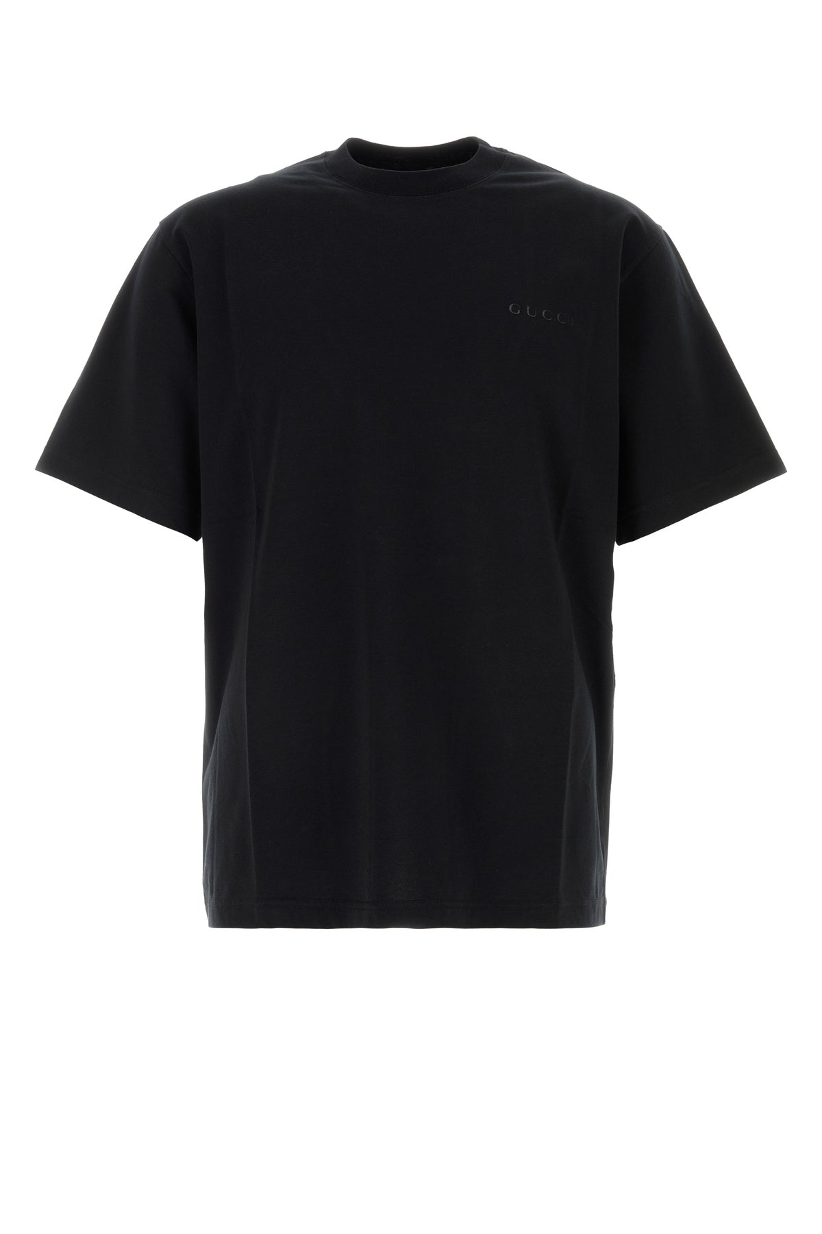 Gucci T-shirt in misto cotone stretch nero