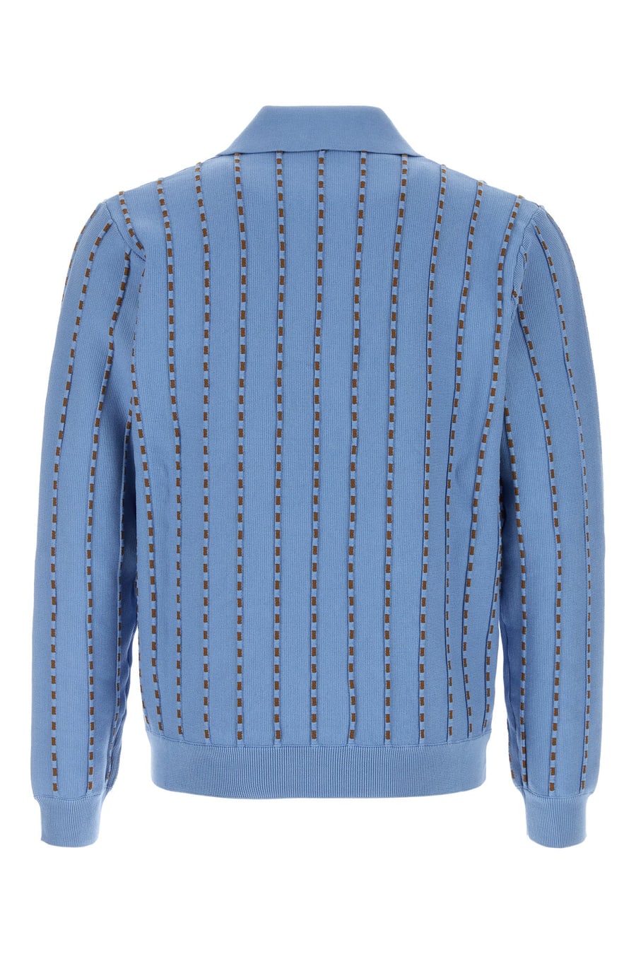 Fendi Polo in cotone ceruleo, view 2