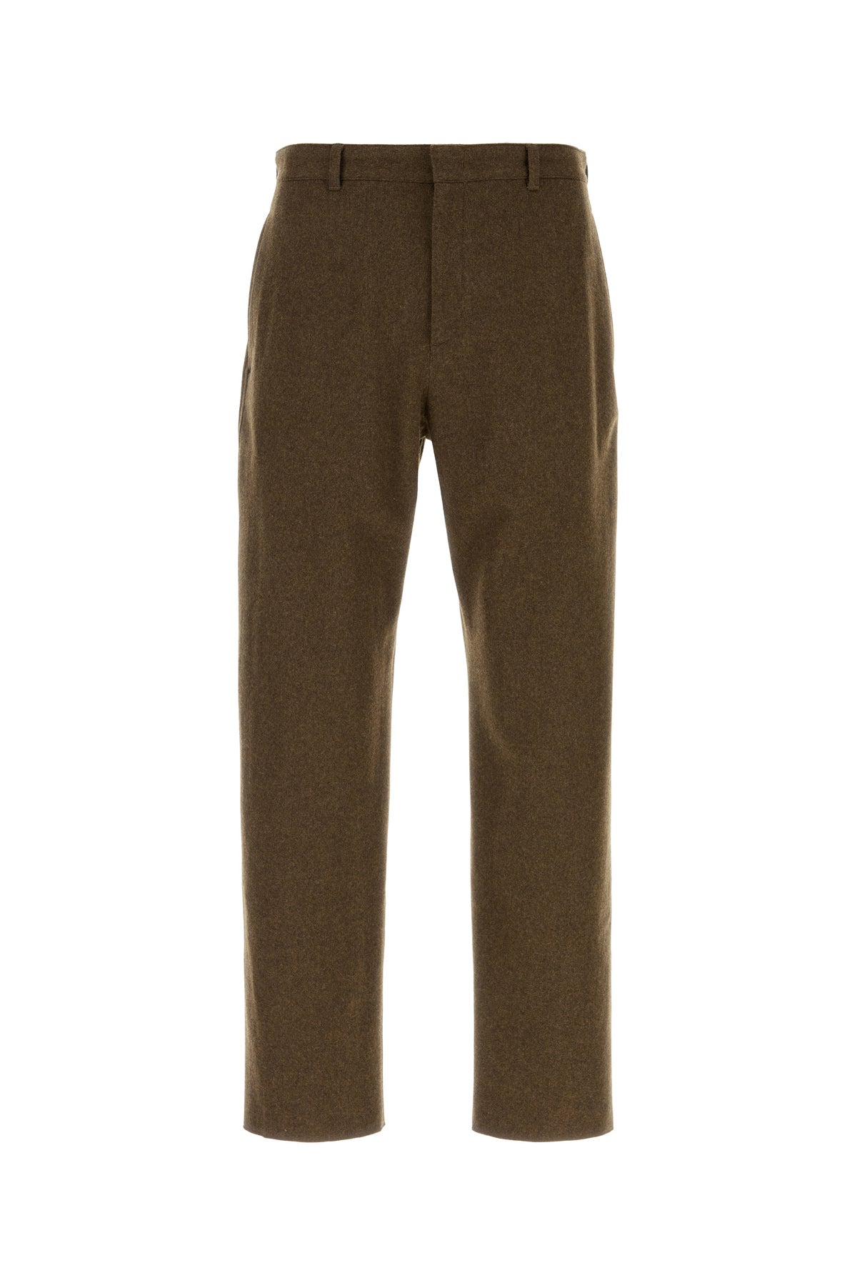 Jil Sander Pantalone in feltro marrone