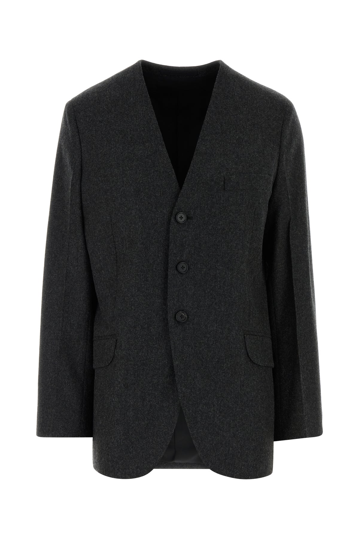 Jil Sander Giacca in lana antracite