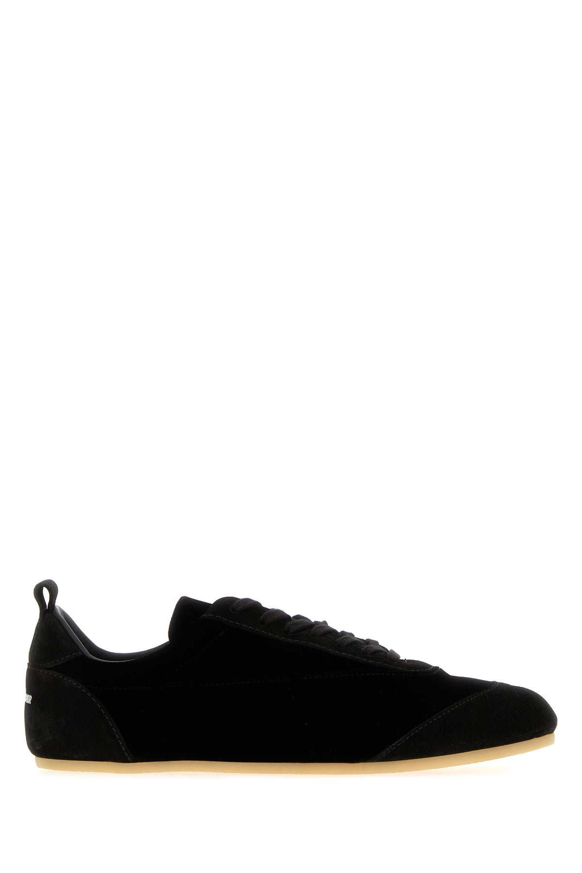 Jil Sander Sneakers Etage nere in velluto e pelle scamosciata