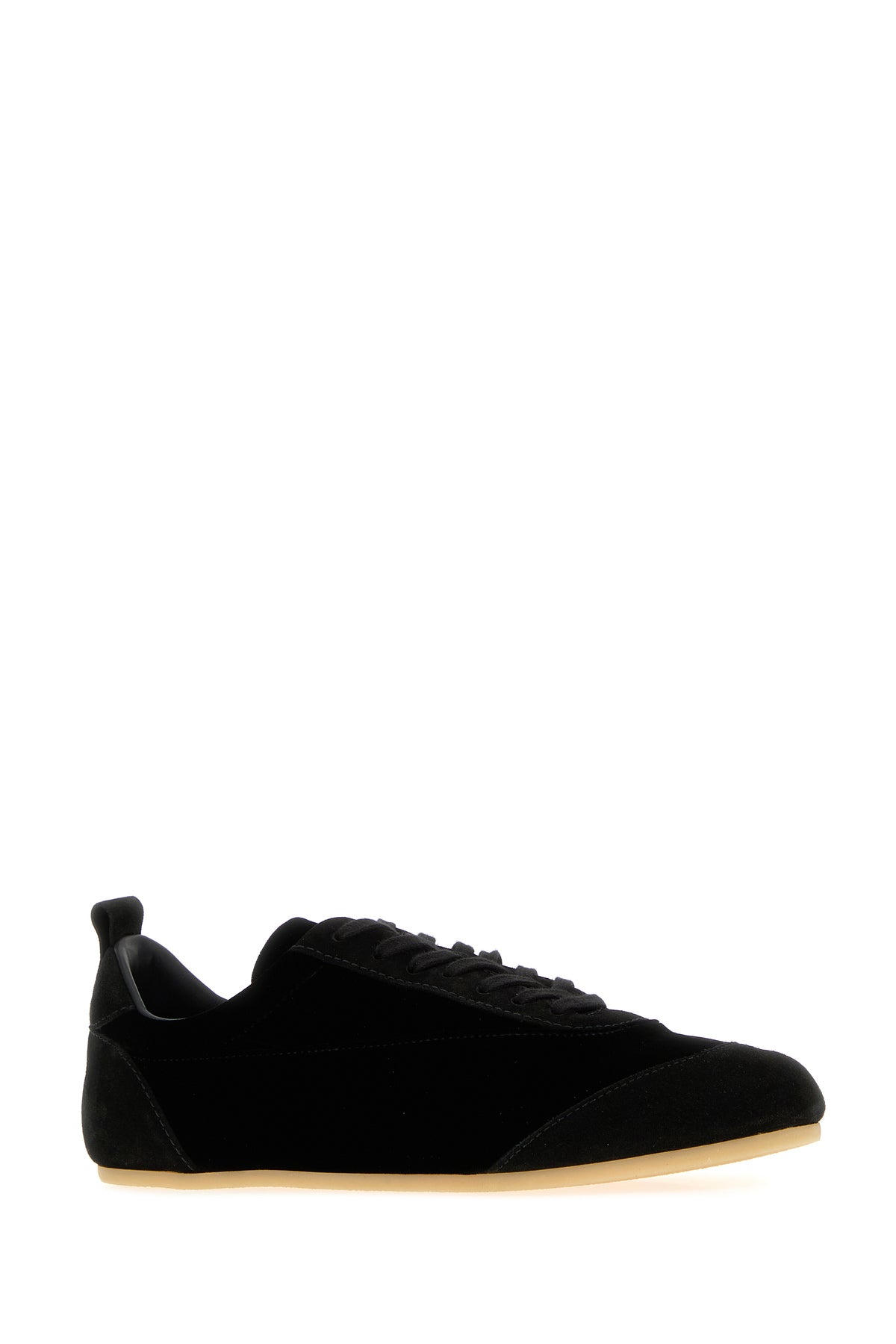 Jil Sander Sneakers Etage nere in velluto e pelle scamosciata, view 2