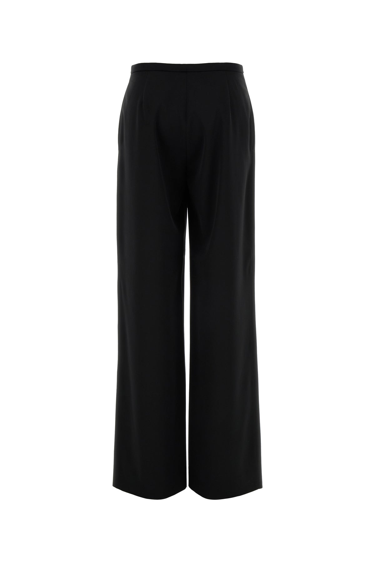 Gucci Pantalone palazzo in lana nera, view 2
