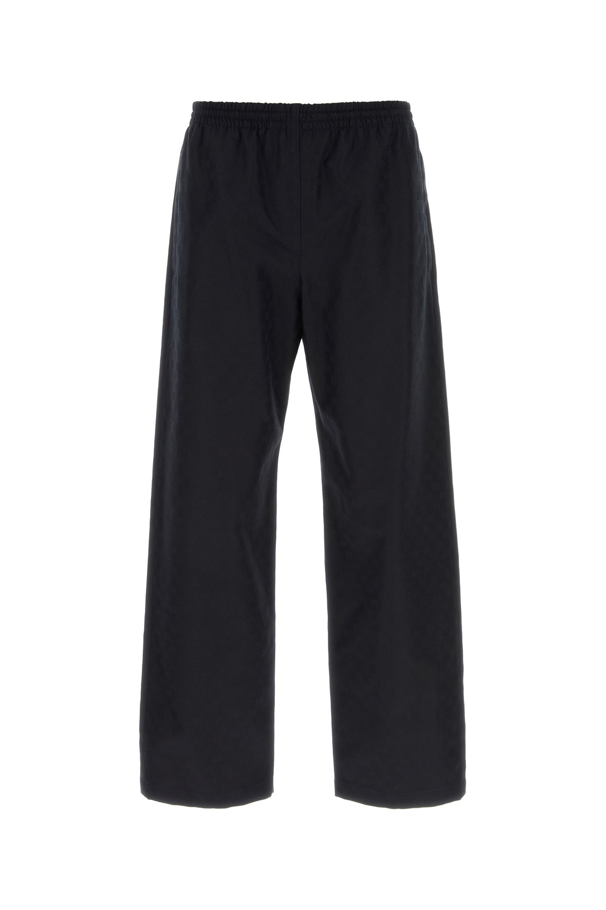 Gucci Pantalone in cotone GG blu scuro