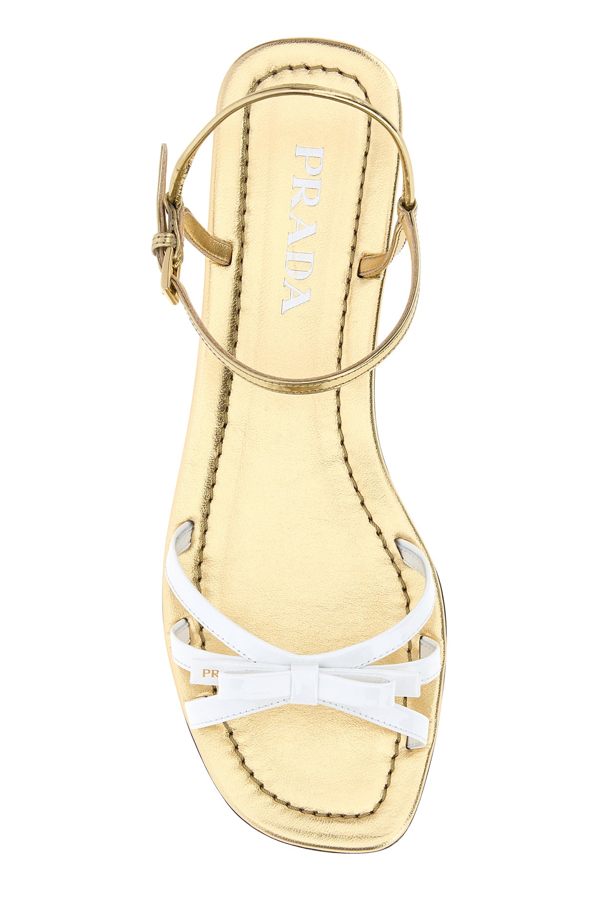 Prada Sandali in pelle bicolor