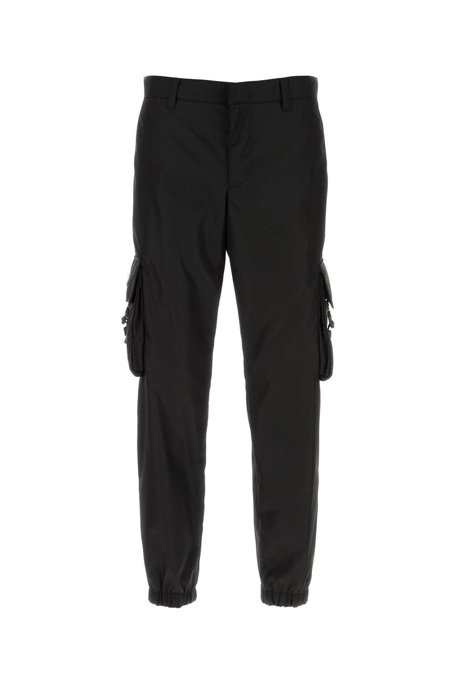 Prada Pantalone cargo in Re-Nylon nero